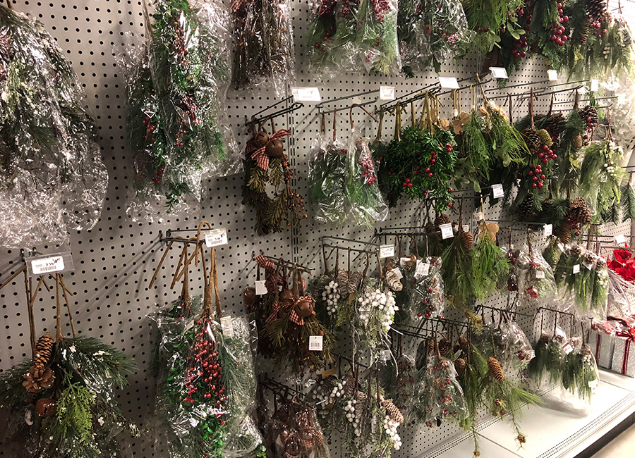artificial holiday plants